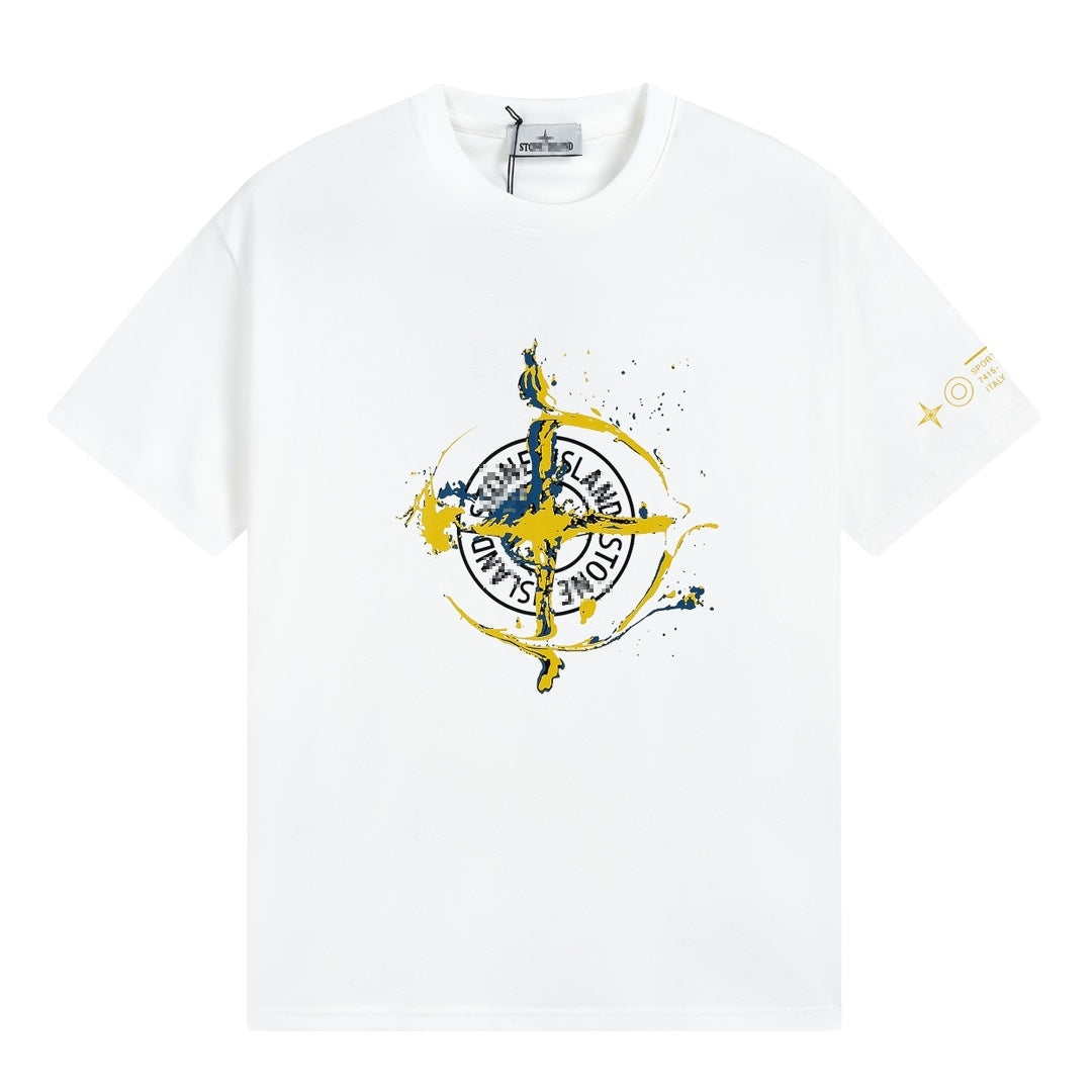 ST0NE lSLAND Pure Cotton T-Shirt #28