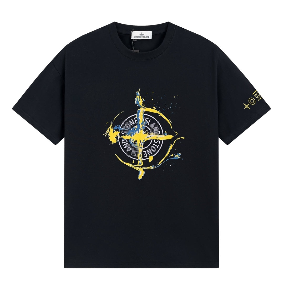 ST0NE lSLAND Pure Cotton T-Shirt #28