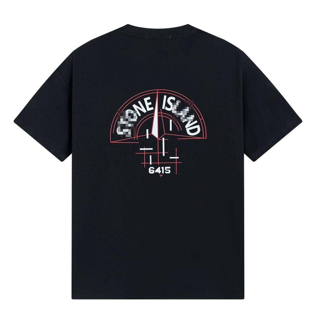 ST0NE lSLAND Pure Cotton T-Shirt #32