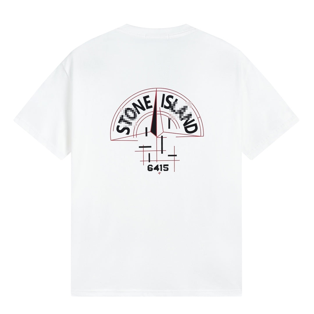ST0NE lSLAND Pure Cotton T-Shirt #32