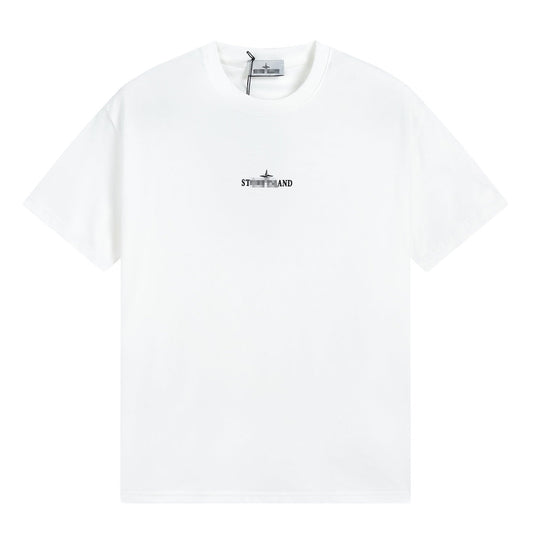 ST0NE lSLAND Pure Cotton T-Shirt #34