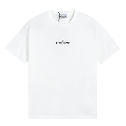 ST0NE lSLAND Pure Cotton T-Shirt #33