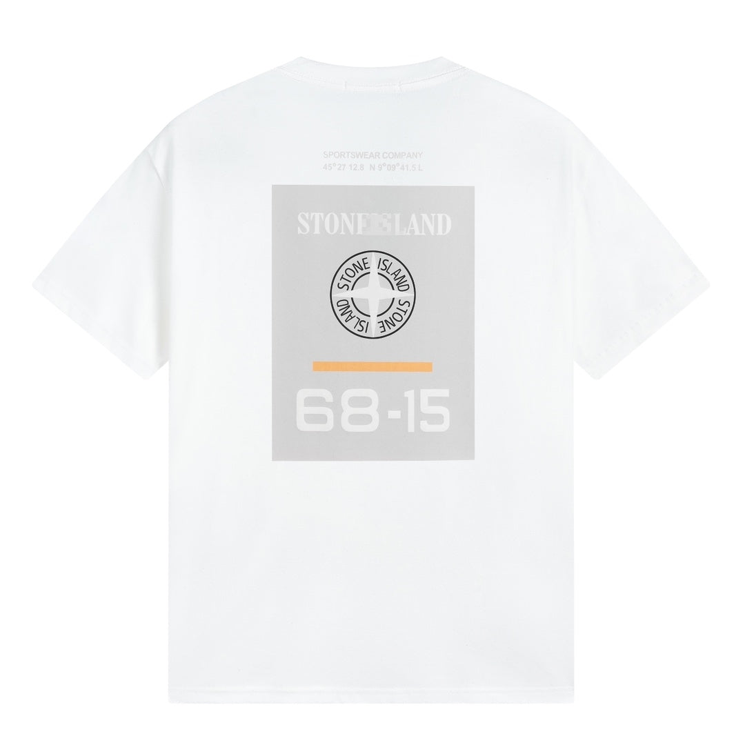 ST0NE lSLAND Pure Cotton T-Shirt #35