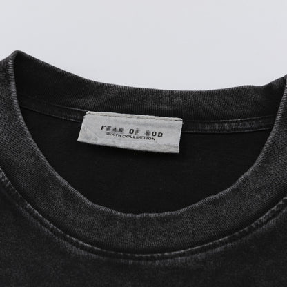 F0G-Washed fabric printed T-shirt#2