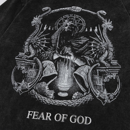 F0G-Devil's Staff Print T-shirt