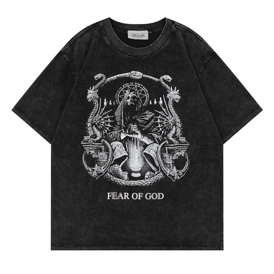 F0G-Devil's Staff Print T-shirt