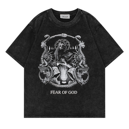 F0G-Devil's Staff Print T-shirt