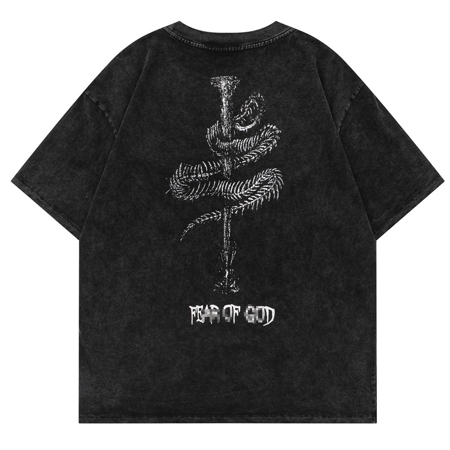 F0G-Devil's Staff Print T-shirt