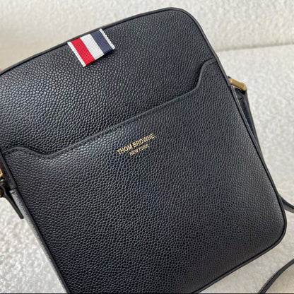 Premium Leather Camera Bag - Compact Crossbody Style 15CM