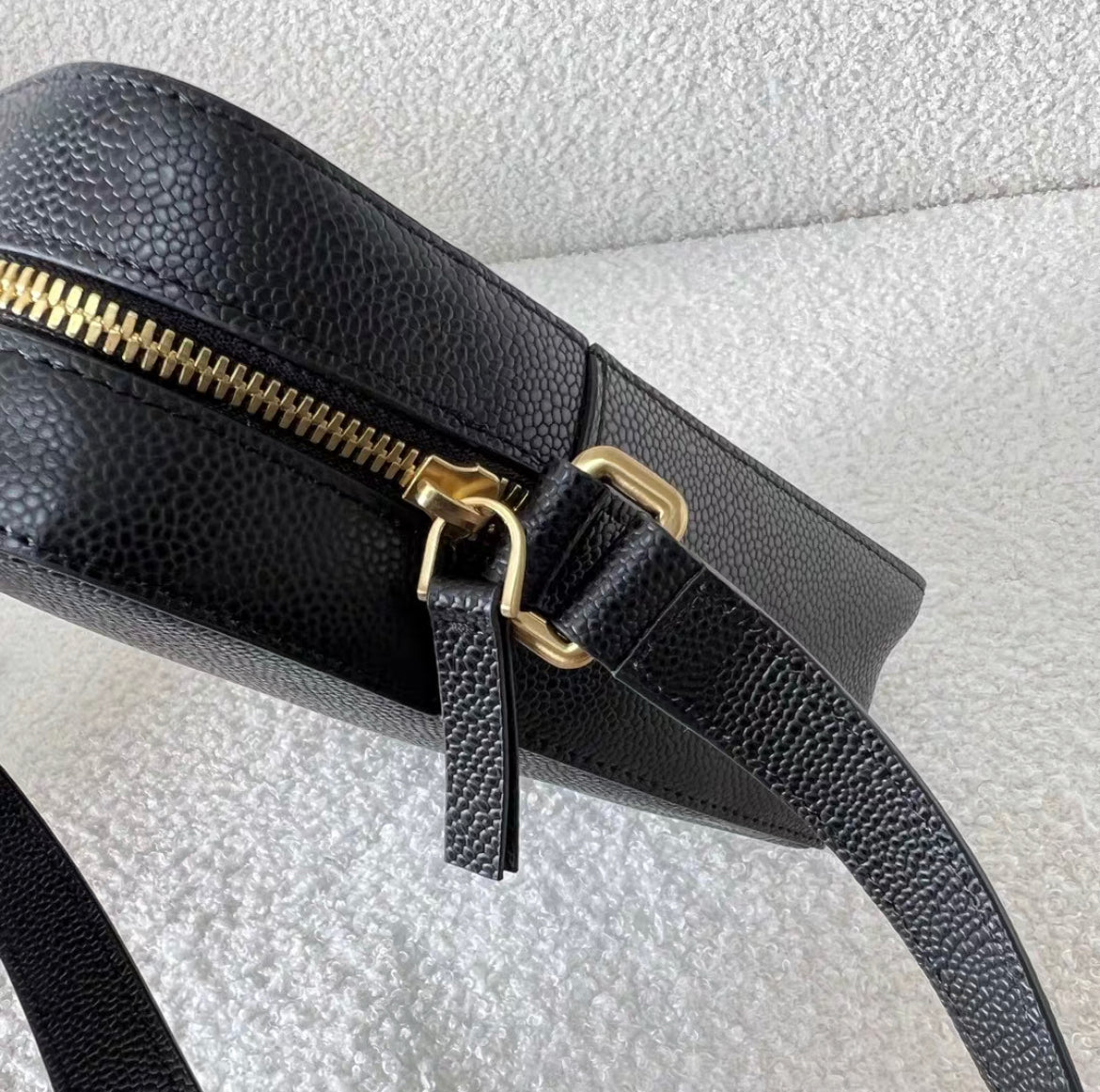 Premium Leather Camera Bag - Compact Crossbody Style 15CM