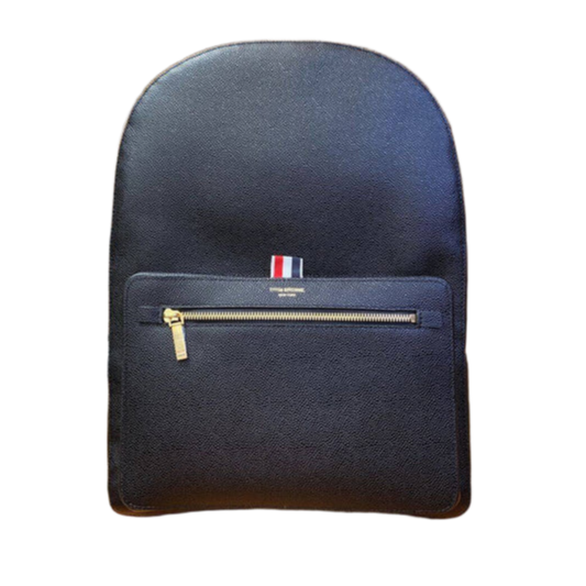 Premium Leather Backpack - Classic Black 40CM