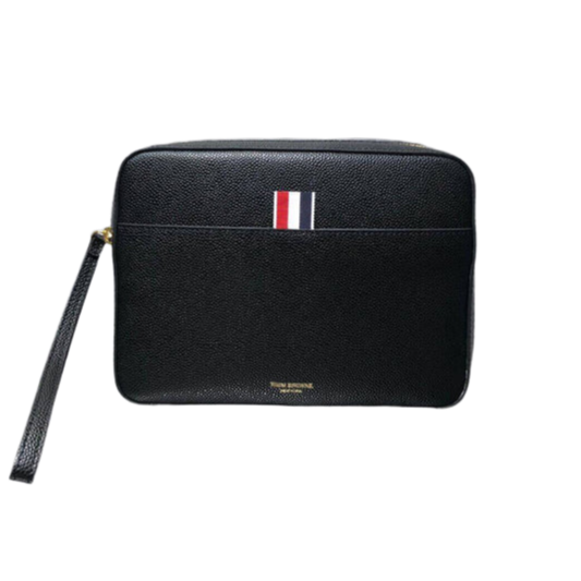 THOM TREND Classic Black Leather Clutch Bag