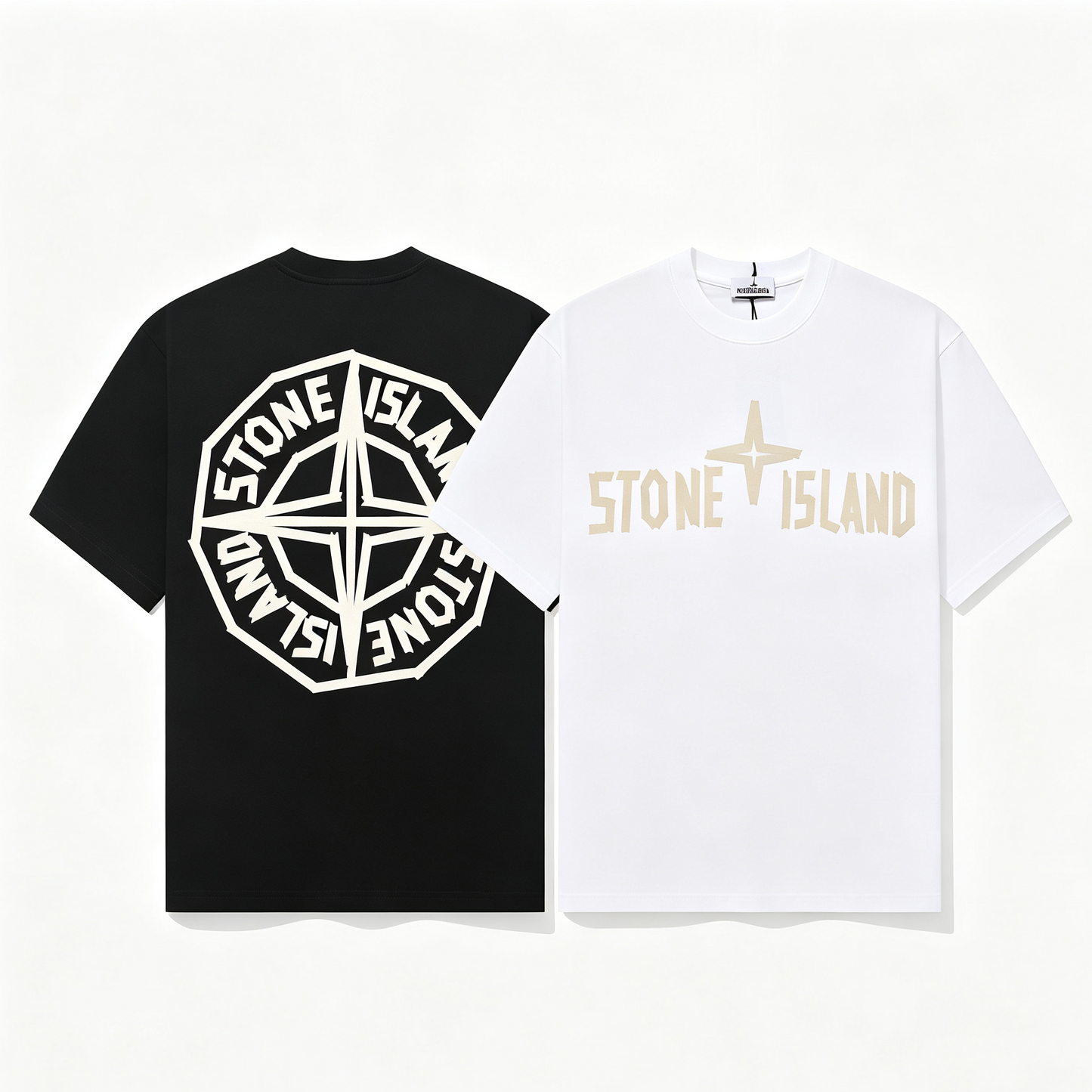 ST0NE lSLAND Pure Cotton T-Shirt #54