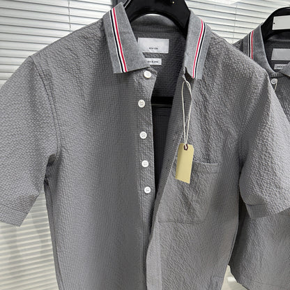 4-Bar Short sleeved shirt#1120