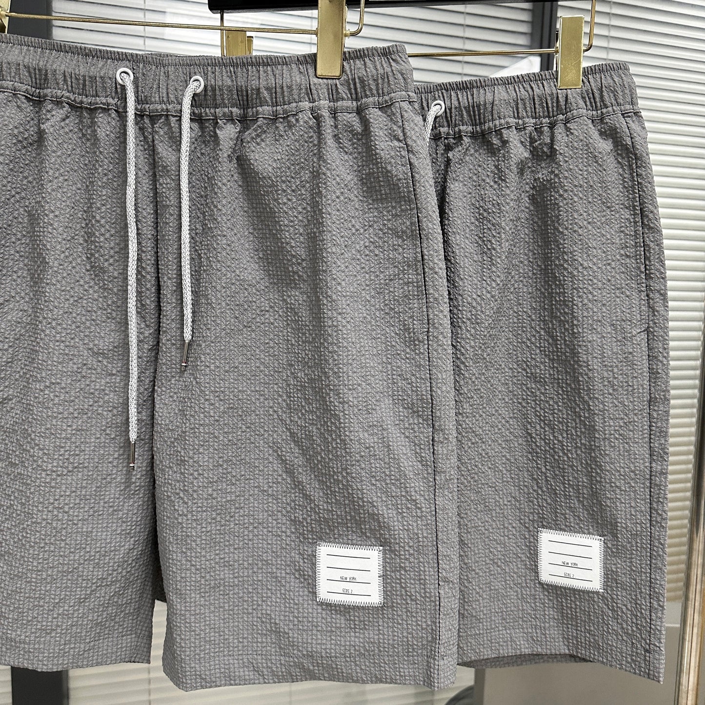 4-Bar Seersucker Sports shorts
