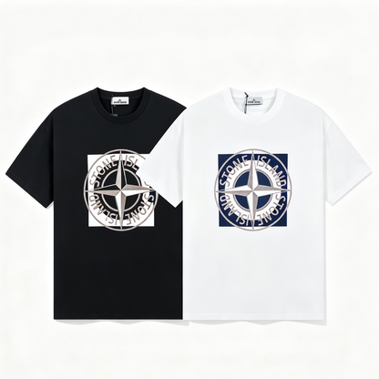 ST0NE lSLAND Pure Cotton T-Shirt #3