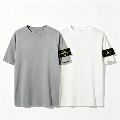 ST0NE lSLAND Pure Cotton T-Shirt #4