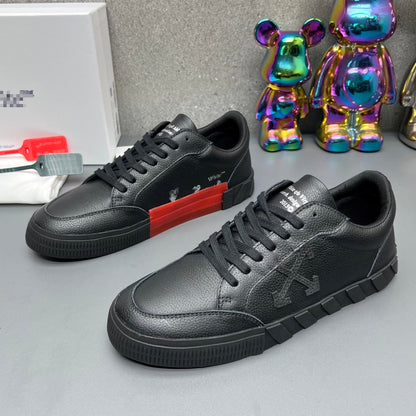 OFF-Whlte Genuine Leather Sneakers#66