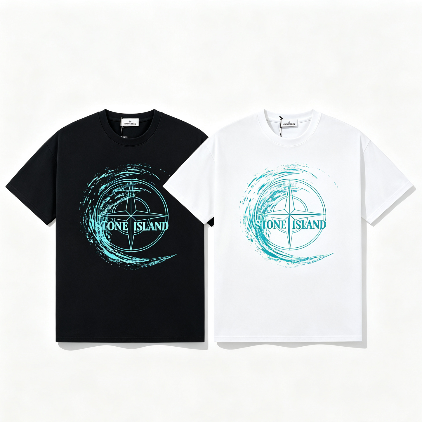 ST0NE lSLAND Pure Cotton T-Shirt #22