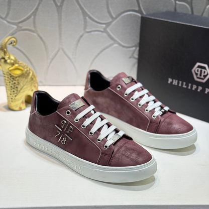 PP Men's Letter-Embellished Sneakers #1010