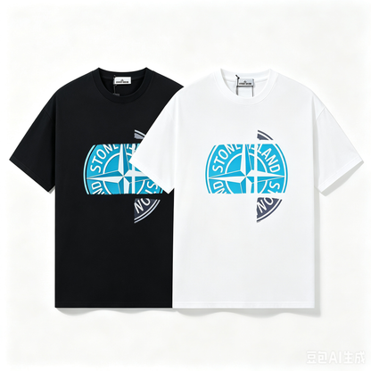 ST0NE lSLAND Pure Cotton T-Shirt #10
