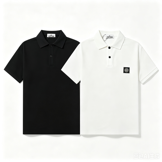 ST0NE lSLAND Pure Cotton T-Shirt #11