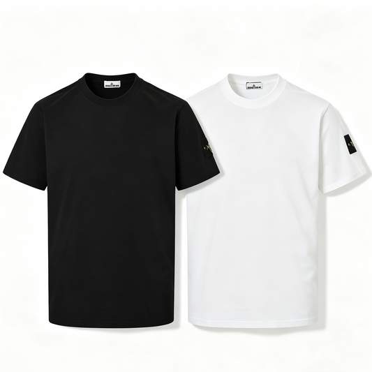 ST0NE lSLAND Pure Cotton T-Shirt #29