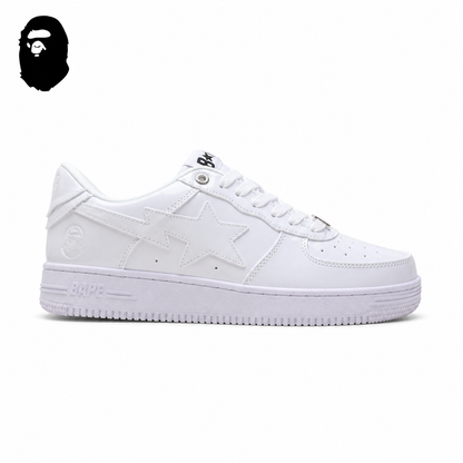 BAPE STA Low-Top Sneakers - Triple White