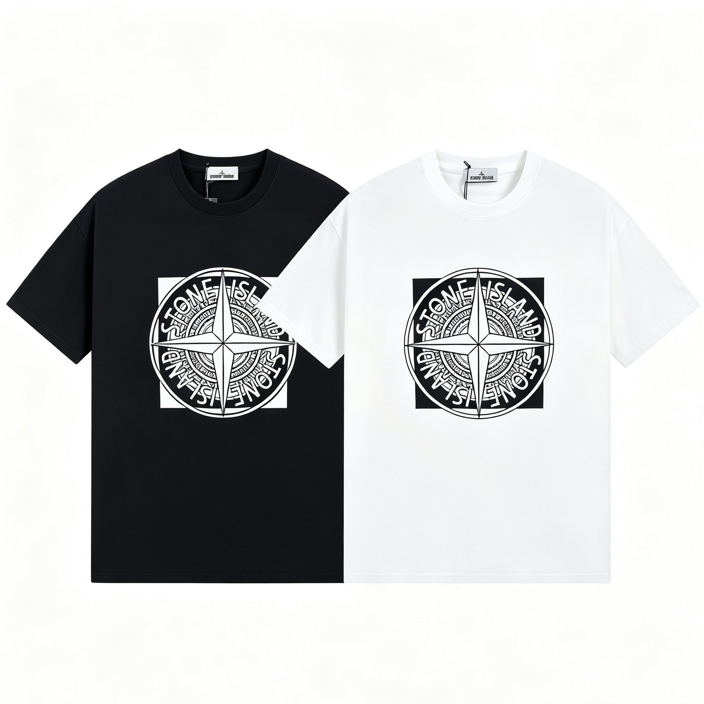 ST0NE lSLAND Pure Cotton T-Shirt #17