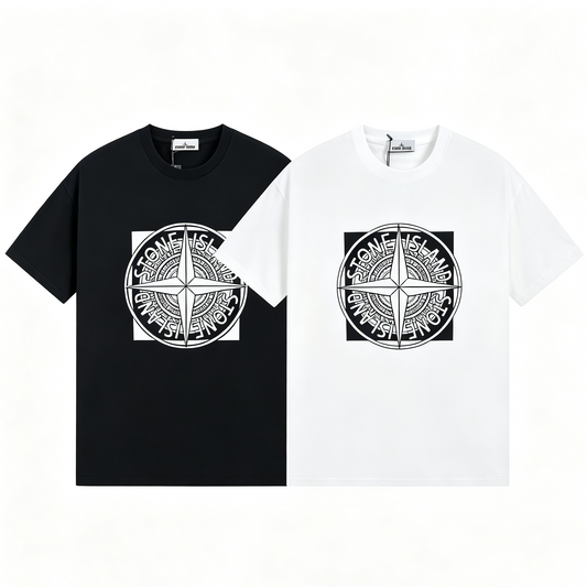 ST0NE lSLAND Pure Cotton T-Shirt #17