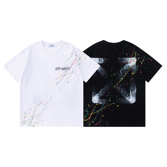 OFF-Whlte Arrow logo print T-shirt #95