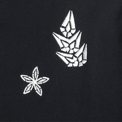 4-Bar embroidery Hoodies