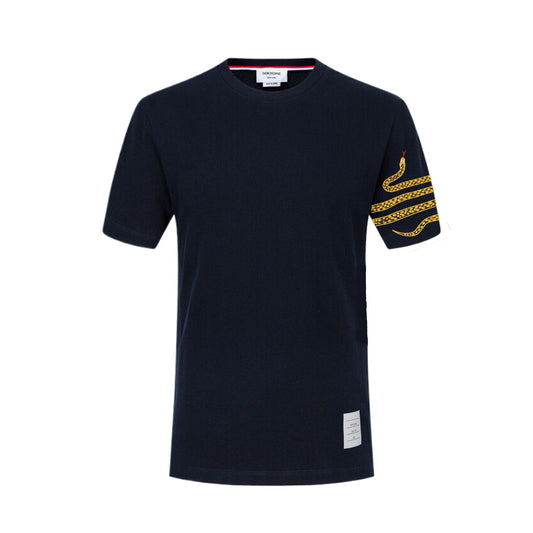 4-Bar Snake pattern T-shirt
