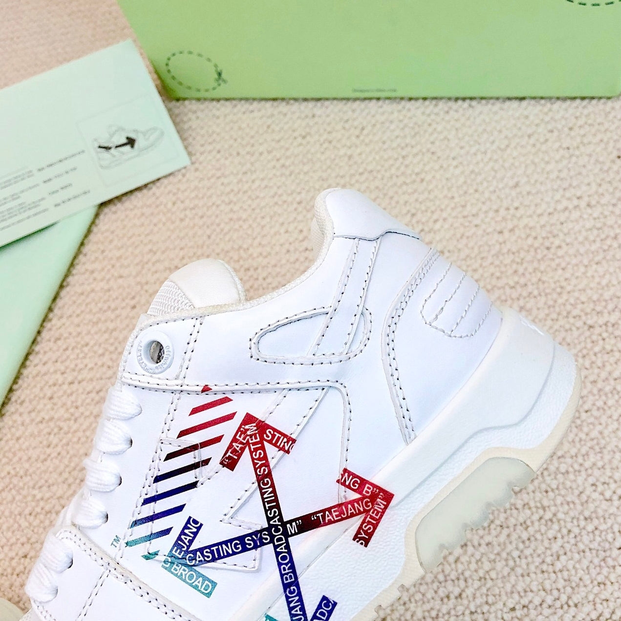 OFF-Whlte Colorful arrow signs Sneakers#26
