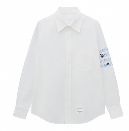 4-Bar Casual Oxford Shirt