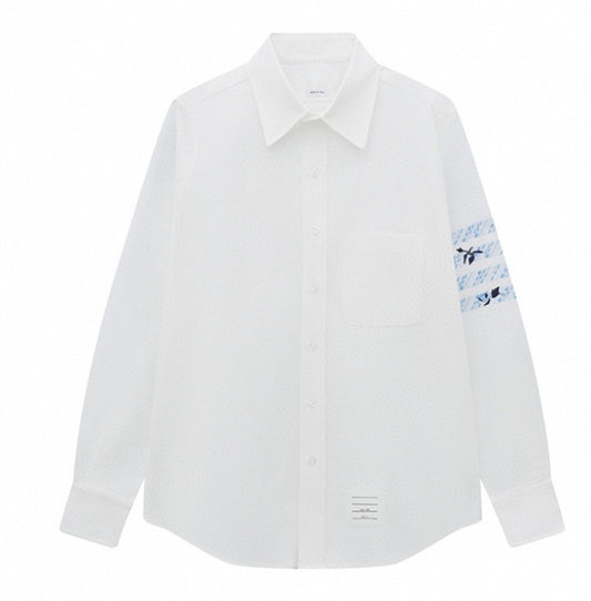 4-Bar Casual Oxford Shirt