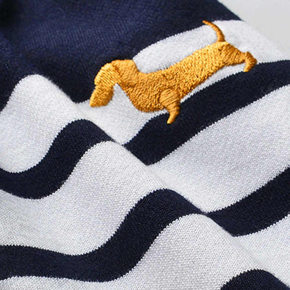 4-Bar embroidery Hoodies
