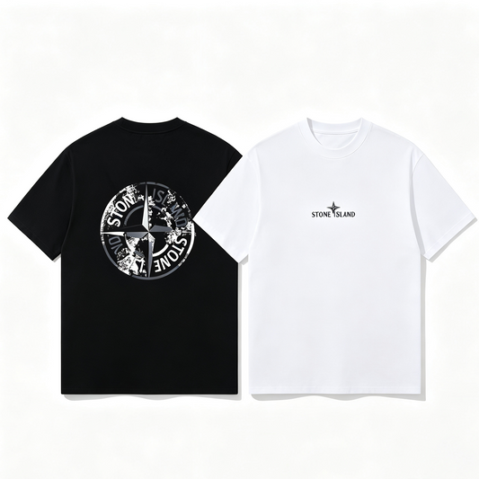 ST0NE lSLAND Pure Cotton T-Shirt #51