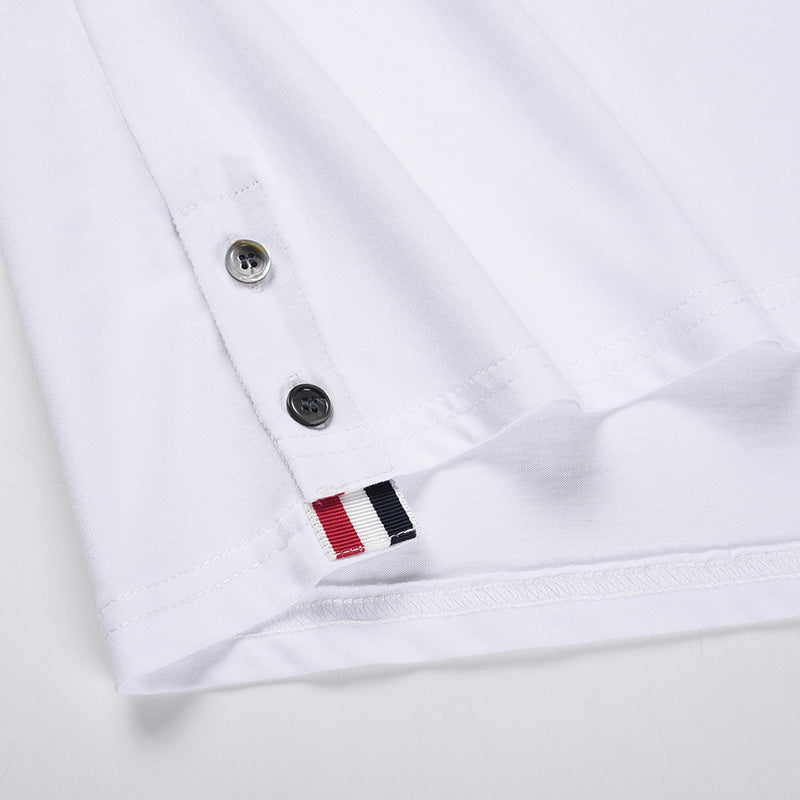 4-Bar Cotton T-shirt