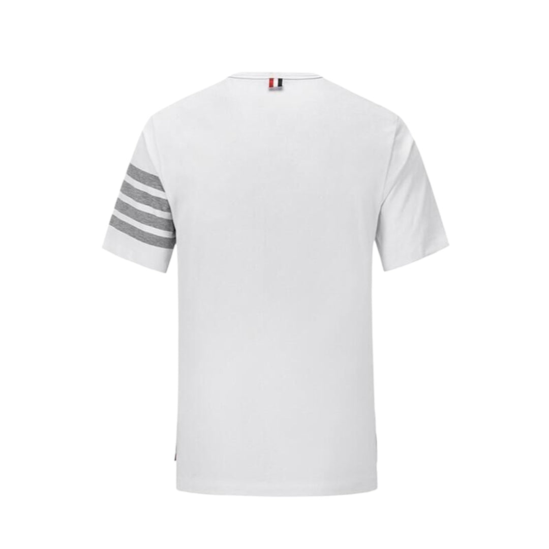 4-Bar puppy embroidery T-shirt