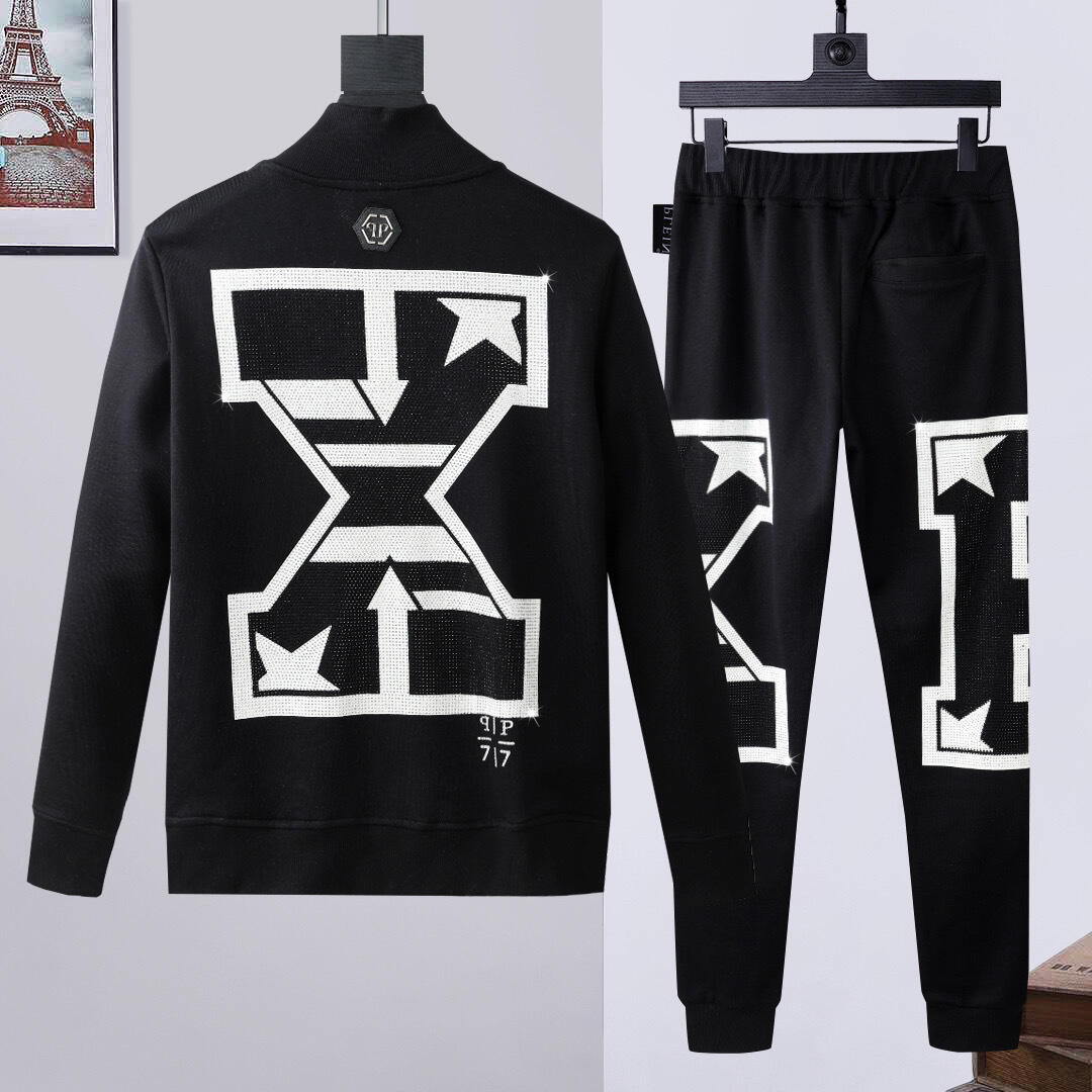 PP Skull Hoodie Jacket Suit