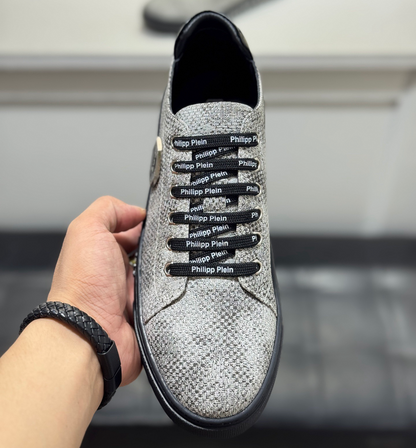 PP Men's Letter-Embellished Sneakers #1100