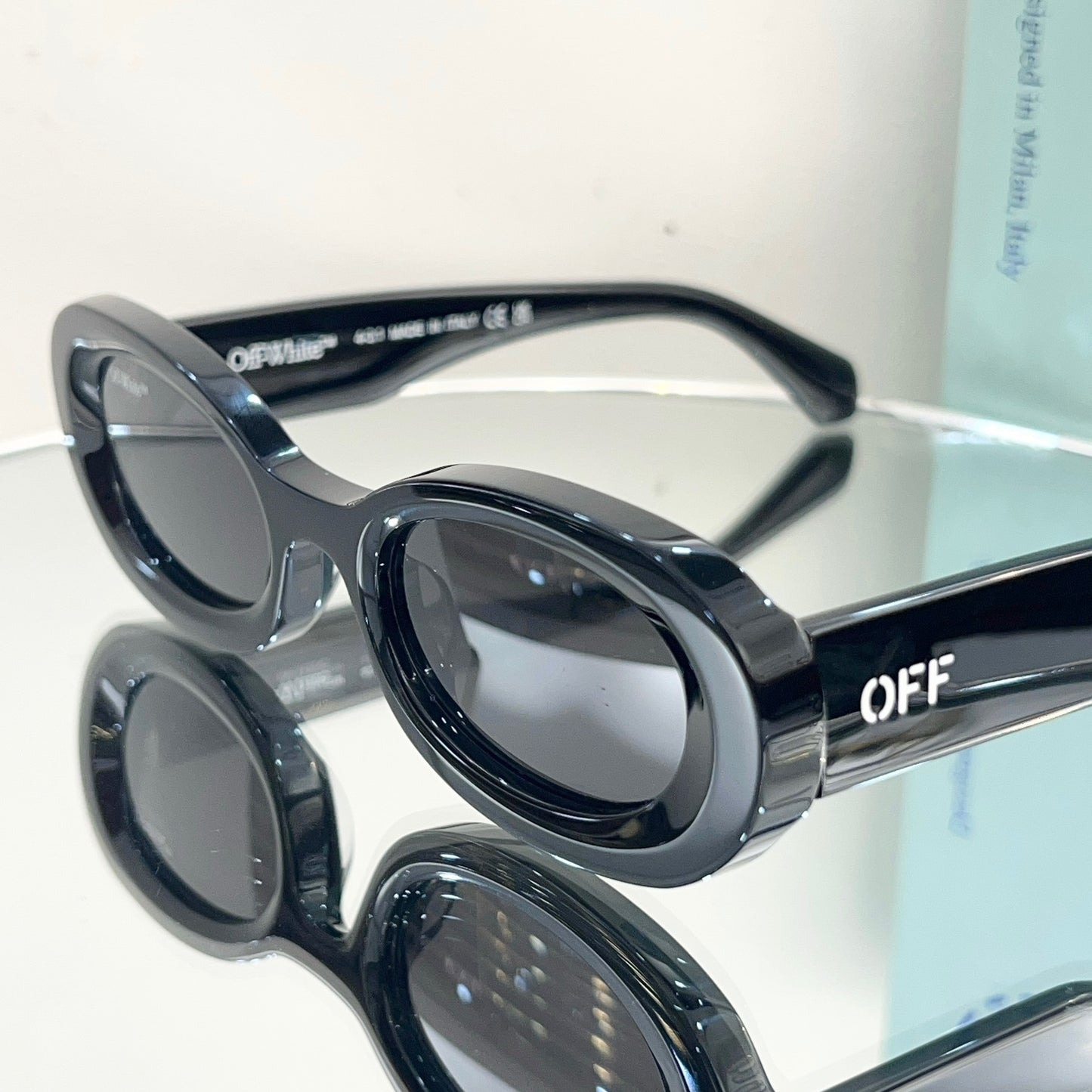 OFF-Whlte Arrow logo sunglasses#087
