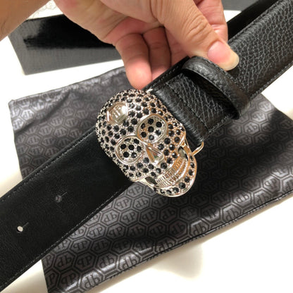 PP Leather Skull Belt#8