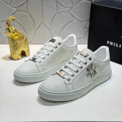 PP Men's Letter-Embellished Sneakers #1010