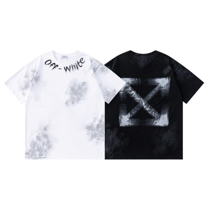 OFF-Whlte Arrow logo print T-shirt #97