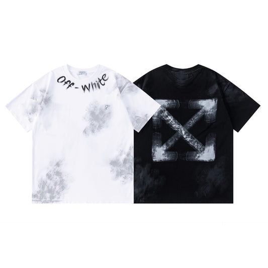 OFF-Whlte Arrow logo print T-shirt #97