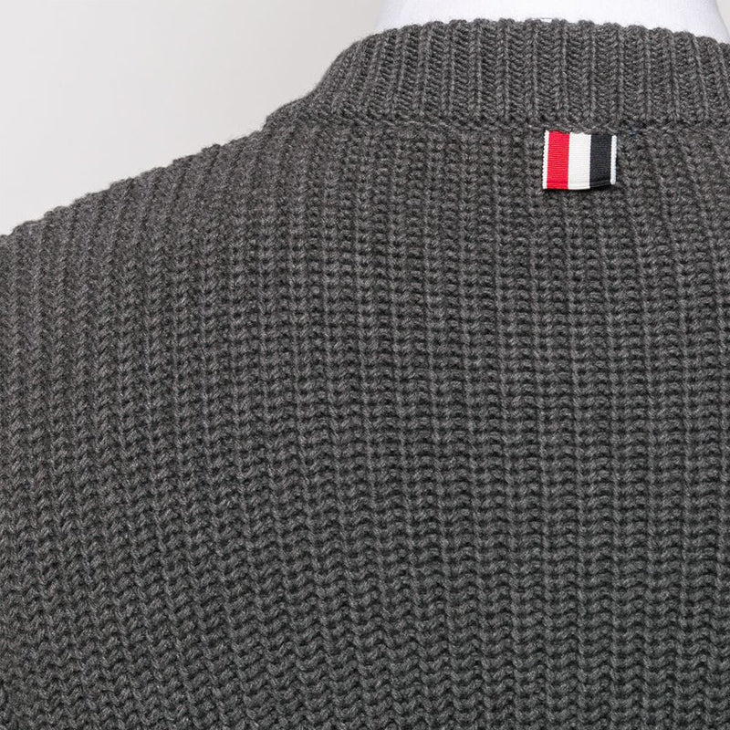 4-Bar Knitted sweater coat