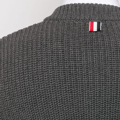 4-Bar Knitted sweater coat