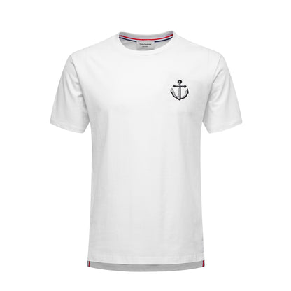 4-Bar Anchor embroidery T-shirt